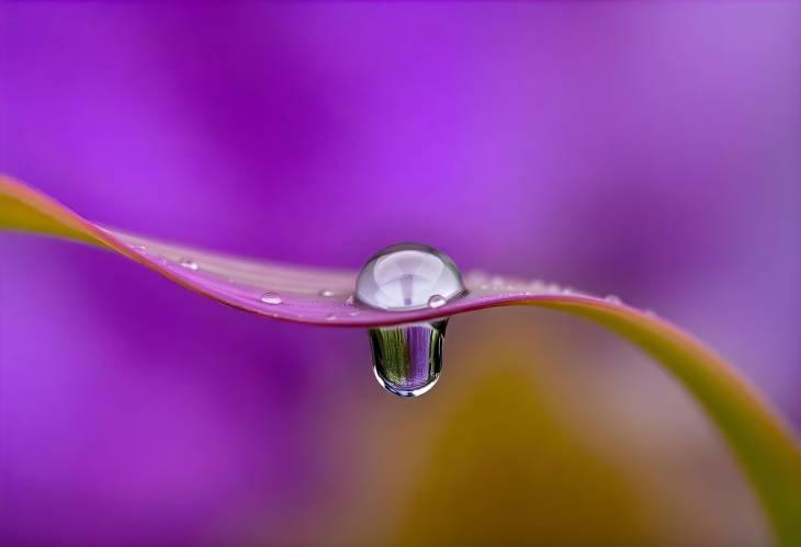 Abstract Water Drops Natures Beautiful CloseUp